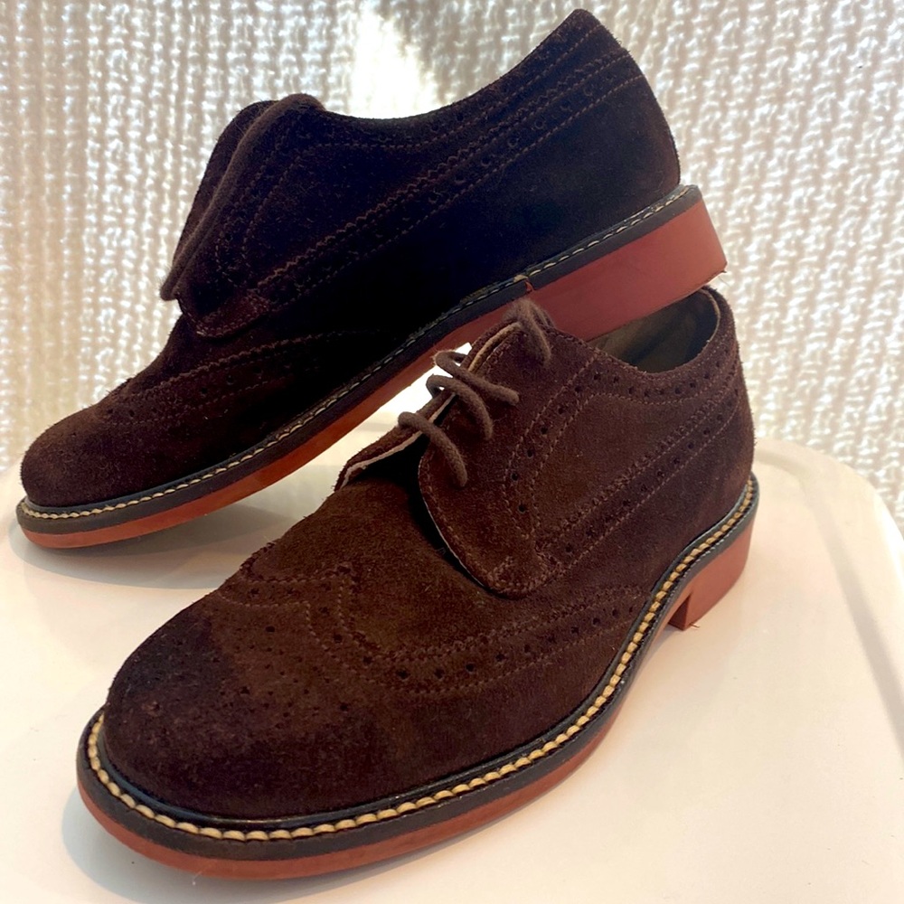 Crewcuts Suede Wingtip Boys dress shoe!!!